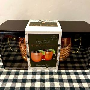 Moscow Mule Copper Mug Set 2 PK New In Box